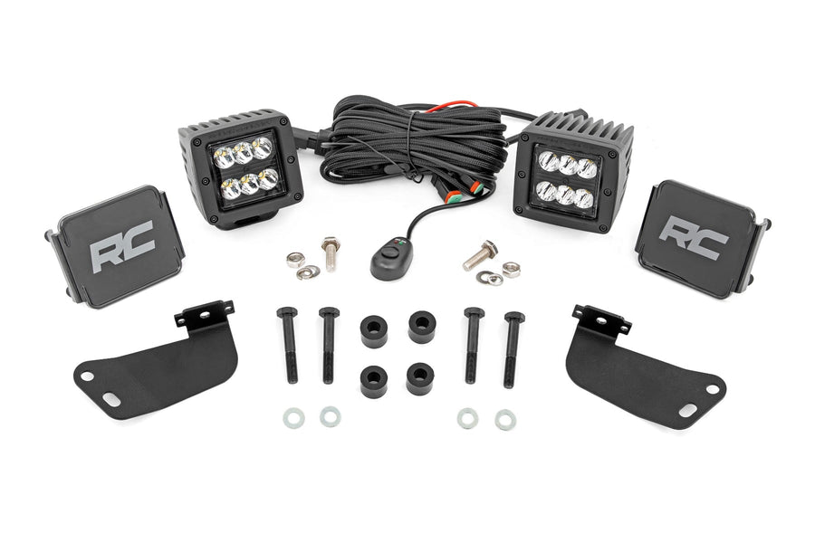 Kit de Luces LED | Montaje Delantero | 2" Negro Pair | Segway 570 F