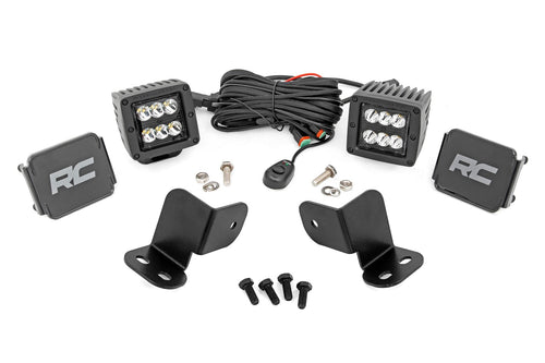 Kit de Luces LED | Montaje Trasero | 2" Negro Pair | Segway 570 F