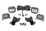 Kit de Luces LED | Montaje Trasero | 3" Cromado Pair | Ángulo Amplio | Segway 570 F