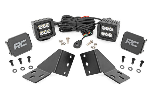 Kit de Luces LED | Montaje Trasero | 2" Negro Pair | CFMOTO UFORCE U10 Pro