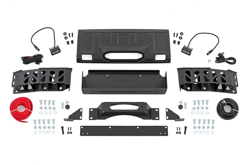Base Oculta para Winch FXS | Blanco SAE | cuartito | Toyota Land Cruiser 4WD (24-26)