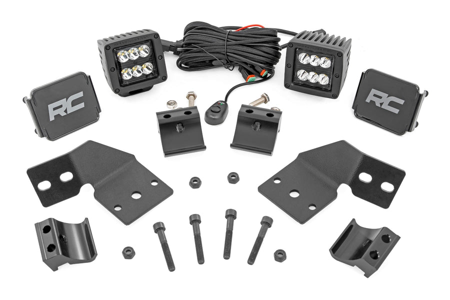 Kit de Luces LED | Montaje Delantero | 2" Negro Pair | Polaris XPEDITION XP