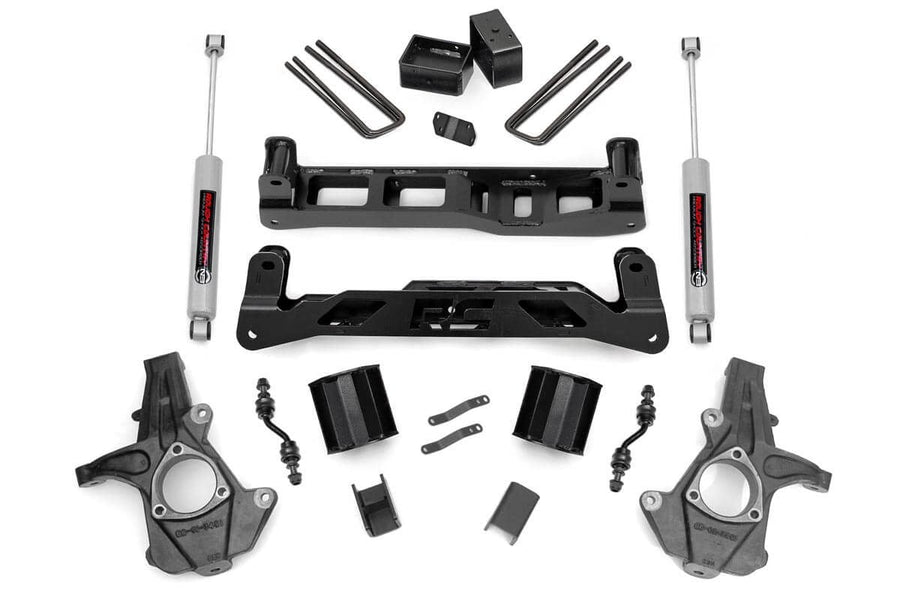 Kit de Elevación de 5 Pulgadas | Aluminio/Acero Estampado | Chevy/GMC 1500 (14-18 & Classic)