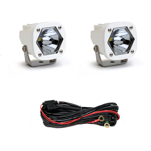 Luz Auxiliar LED Baja Designs S1 White LED Auxiliary Light Pod par | Universal