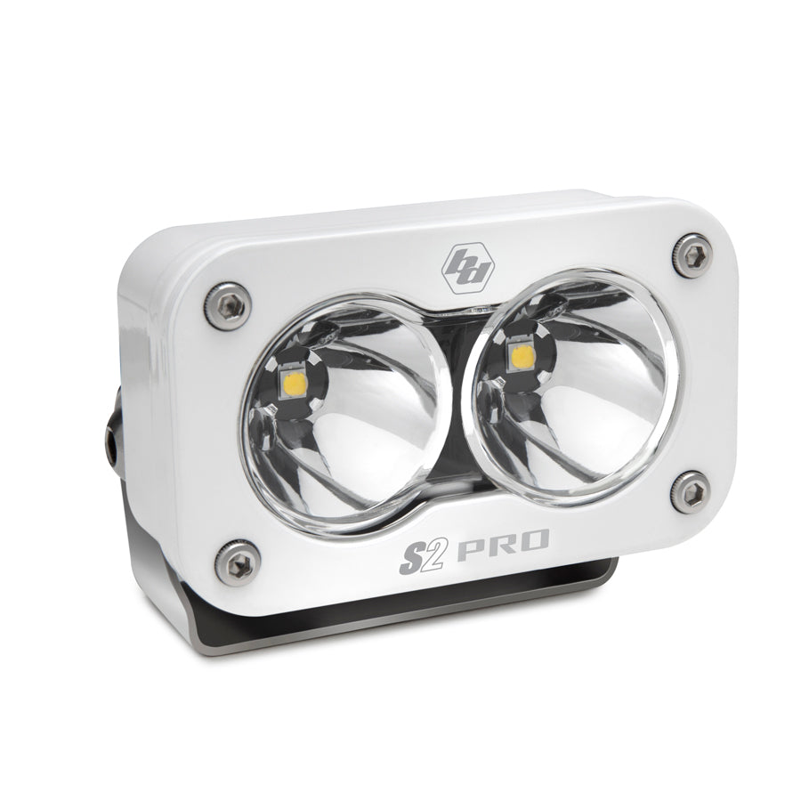 Luz auxiliar LED Baja Designs S2 Pro White LED Auxiliary Light Pod - Universal (Light Pattern: Spot, Color: Clear)