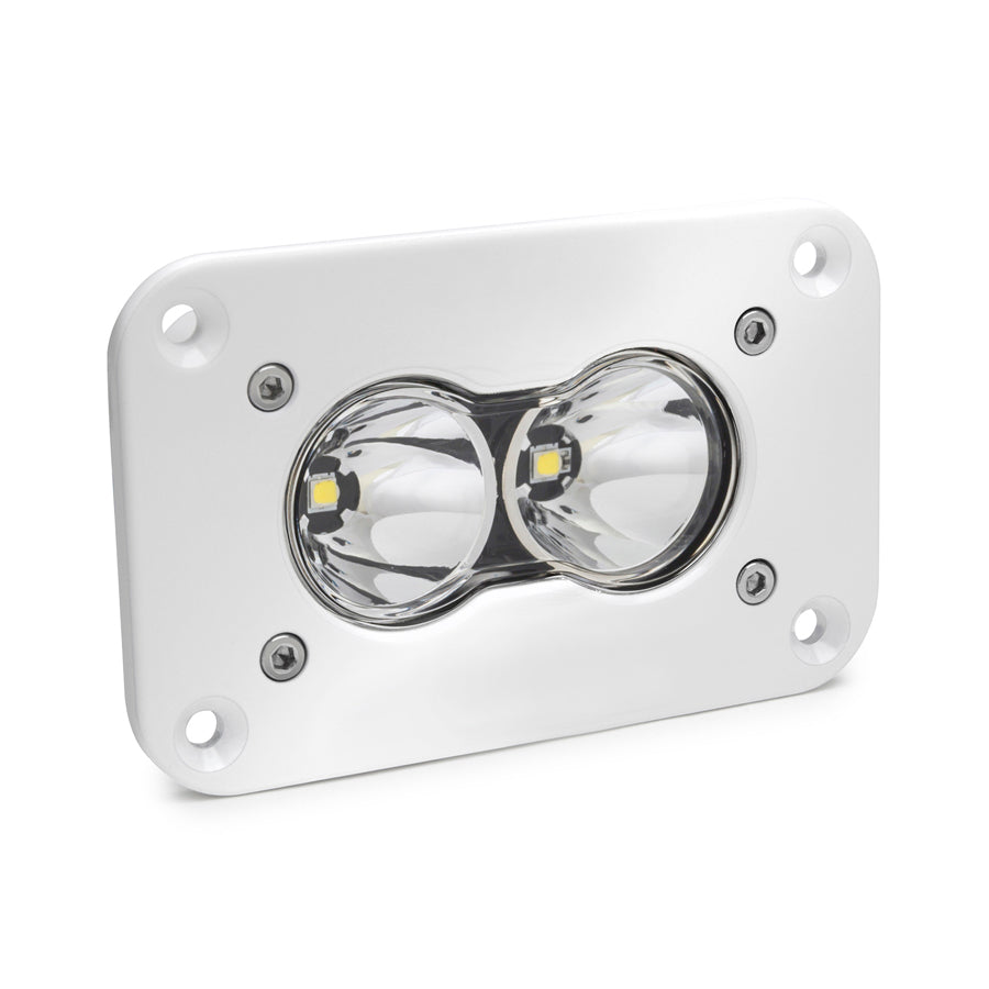 Luz auxiliar LED Baja Designs S2 Pro White Flush Mount LED Auxiliary Light Pod - Universal (Light Pattern: Spot, Color: Clear)