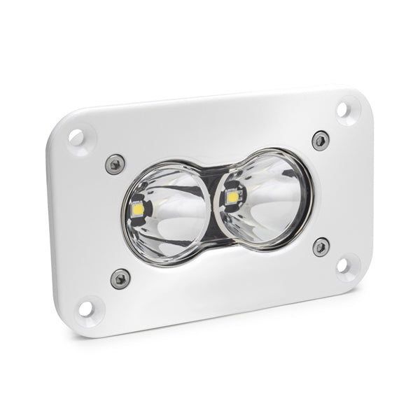 Luz auxiliar LED Baja Designs S2 Pro White Flush Mount LED Auxiliary Light Pod - Universal (Light Pattern: Work/Scene, Color: Clear)