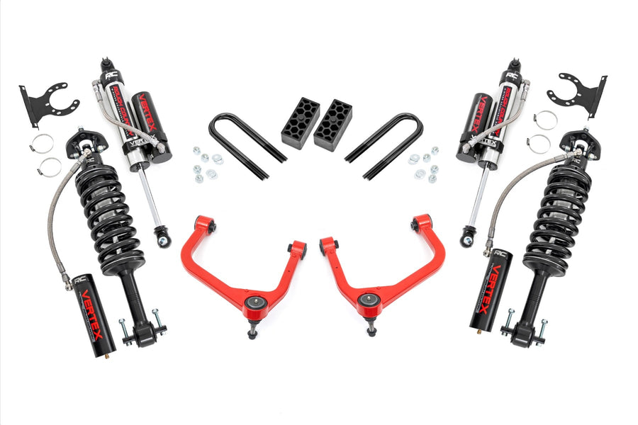Kit de Elevación de 3.5 Pulgadas | Vertex | Muelle Monohoja Trasera | Chevy Silverado 1500 (25-26)