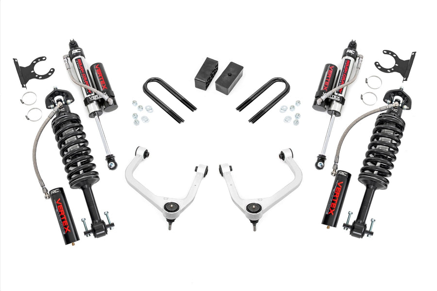 Kit de Elevación de 3.5 Pulgadas | Muelle Monohoja Trasero | Vertex | GMC Sierra 1500 2WD/4WD (19-24)