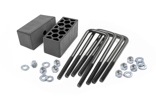 2.5 Inch Kit de Bloques y Grilletes en U | Chevy/GMC 1500 (99-25)