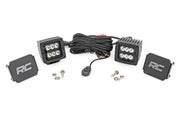 2 Inch LED Serie Negro Faros Auxiliares | Spot | Cuadrado