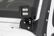 2 Inch LED Serie Negro Faros Auxiliares | Spot | Cuadrado