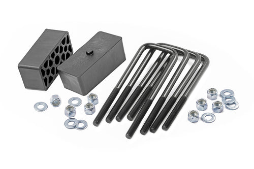 2 Inch Kit de Bloques y Grilletes en U | Chevy/GMC 1500 2WD/4WD (99-24)
