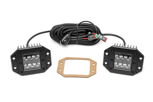 2 Inch LED Serie Negro Faros Auxiliares | Spot | Montaje Empotrado