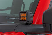 2 Inch Faros LED Auxiliares | Spot Beam | Amber Lens | Cuadrado