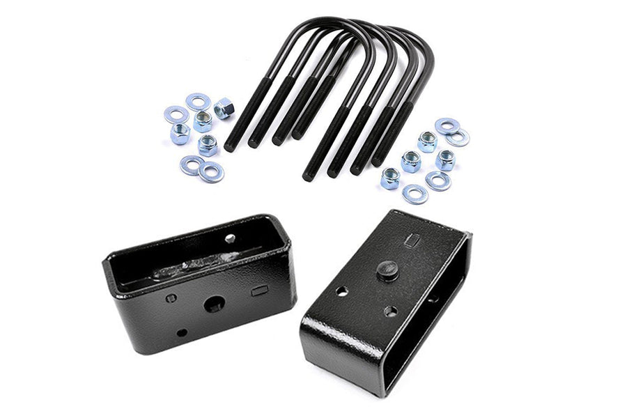 2 Inch Kit de Bloques y Grilletes en U | Ford F-250 Super Duty 2WD/4WD (2011-2016)