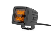 2 Inch Faros LED Auxiliares | Spot Beam | Amber Lens | Cuadrado