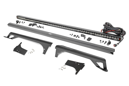 Kit de Luces LED | Montaje en Parabrisas | 50" Spectrum Single Row | Jeep Wrangler TJ (97-06)