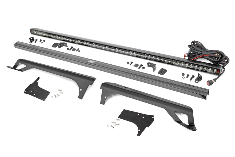 Kit de Luces LED | Montaje en Parabrisas | 50" Spectrum Single Row | Jeep Wrangler TJ (97-06)