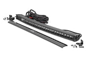 30 Inch LED Serie Negro Light Bar | Curvo | Single Row | Blanco Frío DRL