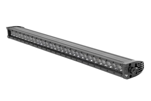 30 Inch LED Serie Negro Light Bar | Single Row | Blanco Frío DRL