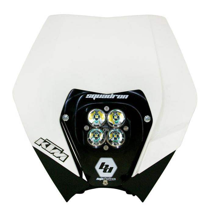 Luz Auxiliar LED Baja Designs KTM Squadron Pro (A/C) Headlight Kit con '08-13 Shell | KTM 2008-09 200 XC; 2008-12 200 XC-con250 SX/250 XC; 2008-10 250 XC-F/250 XCF-W; 2008-12 250 XC-con300 XC/300 XC-W; 2009-11 400 XC-W; 2008-11 450 EXC-R; 2008-12 450