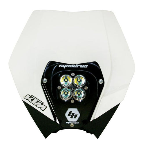 Luz Auxiliar LED Baja Designs KTM Squadron Sport (A/C) Headlight Kit con '08-13 Shell | KTM 2008-09 200 XC; 2008-12 200 XC-con250 SX/250 XC; 2008-10 250 XC-F/250 XCF-W; 2008-12 250 XC-con300 XC/300 XC-W; 2009-11 400 XC-W; 2008-11 450 EXC-R; 2008-12 4