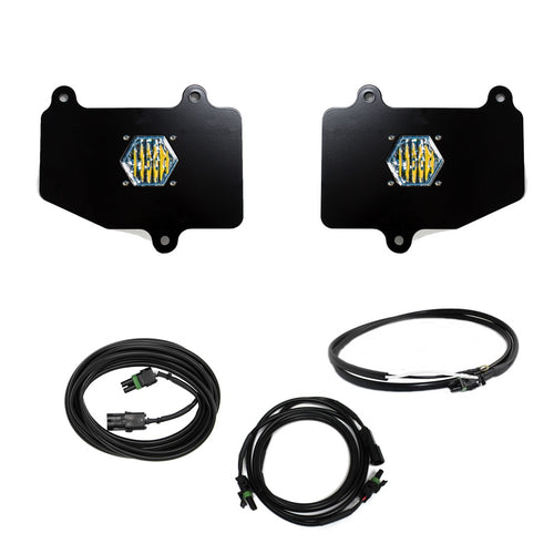 Luz Auxiliar LED Baja Designs Jeep JT S1 Dual Reverse kit de luces | Jeep 2020-2026 Gladiator; NOTE: con OE Bumper