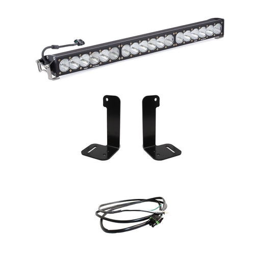 Barra de Luz LED Baja Designs Jeep JL/JT OnX6+ 30 Inch defensa kit de luces | Jeep 2020-2026 Gladiator; 2018-2026 Wrangler JL; NOTE: con OE Plastic defensa