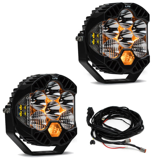 Luz Auxiliar LED Baja Designs Jeep JL/JT LP6 Pro Bumper kit de luces | Jeep 2020-2026 Gladiator; 2018-2026 Wrangler JL; NOTE: con OE Steel Bumper