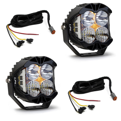 Luz Auxiliar LED Baja Designs Jeep JL/JT LP4 Pro Bumper kit de luces | Jeep 2020-2026 Gladiator; 2018-2026 Wrangler JL; NOTE: con OE Steel Bumper