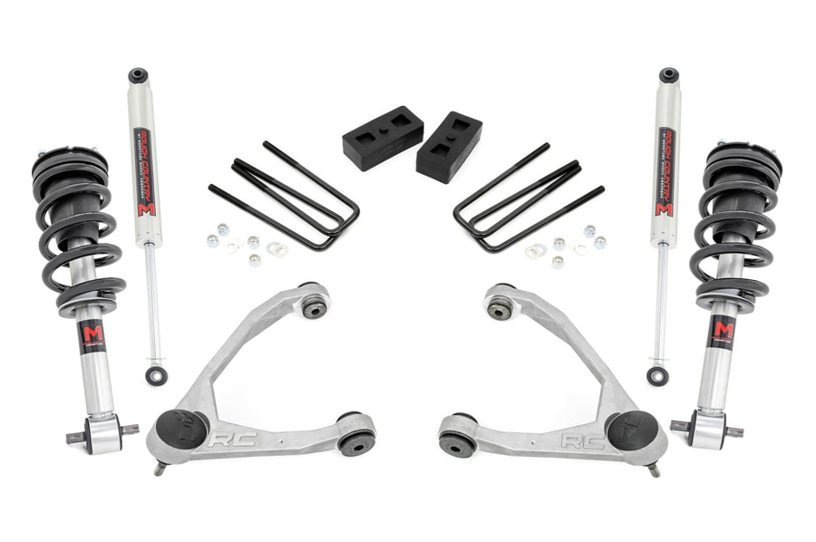 Kit de Elevación de 3.5 Pulgadas | Acero Fundido | M1 Strut |  | Chevy/GMC 1500 (14-16)