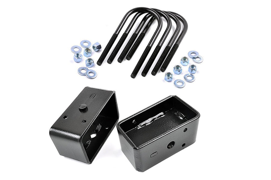 3 Inch Kit de Bloques y Grilletes en U | Ford Excursion/F-250 Super Duty/F-350 Super Duty