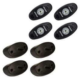 Pod LED Rigid A-Series Rock Light 4-Pack Kit Cool White | Off-Road
