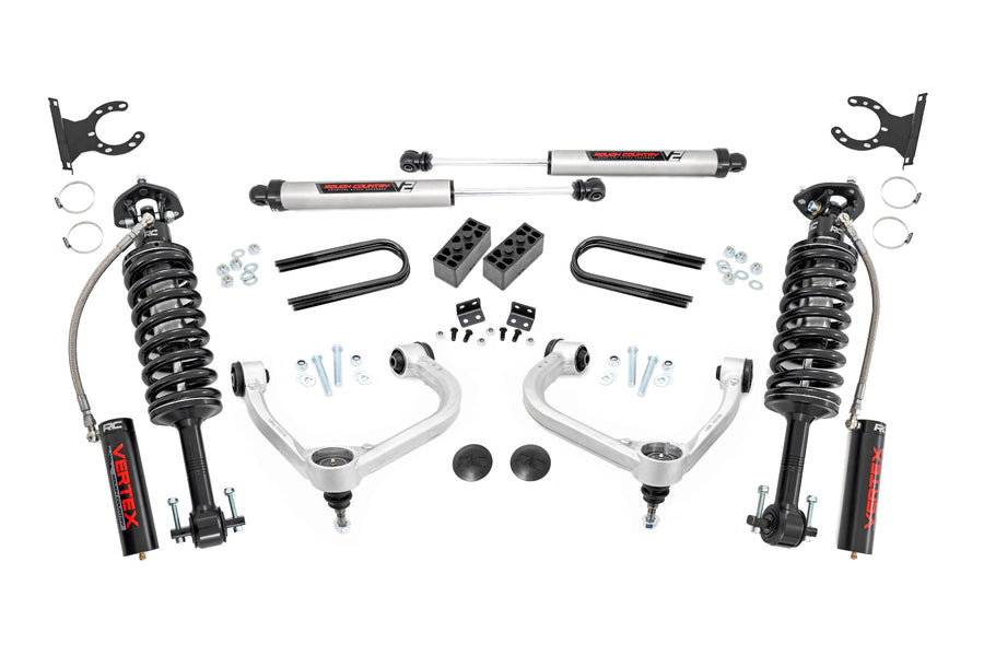 Kit de Elevación de 3 Pulgadas | Fabbed Brazo de Control Superior | Vertex/V2 | Ford F-150 4WD (2021-2026)