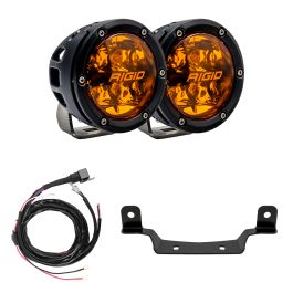 Pod LED Rigid Polaris RZR PRO17-24 360-Series Amber PRO Grille Light Kit | RIGID Industries | Off-Road