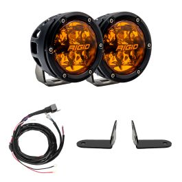 Pod LED Rigid Polaris RZR PRO 360-Series Spot Amber PRO A-Pillar Light Kit | Off-Road