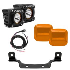 Pod LED Rigid Polaris RZR Pro 17-24 Revolve Grille Light Kit | Off-Road