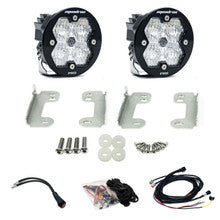 Kit de luces/faros de niebla Baja Designs Squadron-R 2.0 Pro Fog Pocket Light Kit - Jeep 2018-26 Wrangler JL; 2020-26 Gladiator JT; Note: w/ OE Sahara Bumper