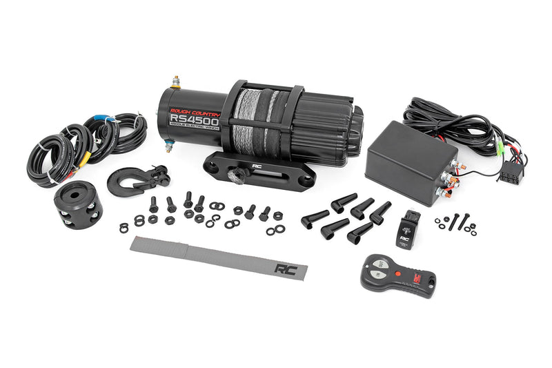 Winch Rough Country 4,500 Libras Sintetico
