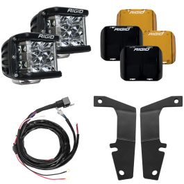 Pod LED Rigid Toyota 4Runner 10-24 D-SS Flood with A-Pillar Light Kit | Off-Road