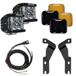 Pod LED Rigid Toyota Tacoma 16-23 D-SS Flood A-Pillar Light Kit | Off-Road