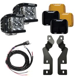 Pod LED Rigid Ford Bronco Sport (21+) D-SS Flood A-Pillar Light Kit | Off-Road
