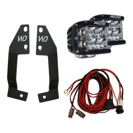 Pod LED Rigid Toyota 4Runner (25+) D-SS Spot A-Pillar Kit | Off-Road