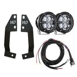 Pod LED Rigid Toyota 4Runner (25+) 360-Series Spot A-Pillar Kit | Off-Road