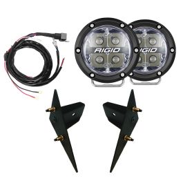 Pod LED Rigid Toyota Land Cruiser/GX550 (24+) 360-Series Spot A-Pillar Kit | Off-Road