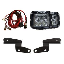 Pod LED Rigid Jeep JL/JT (18+) D-SS Spot A-Pillar Kit | Off-Road