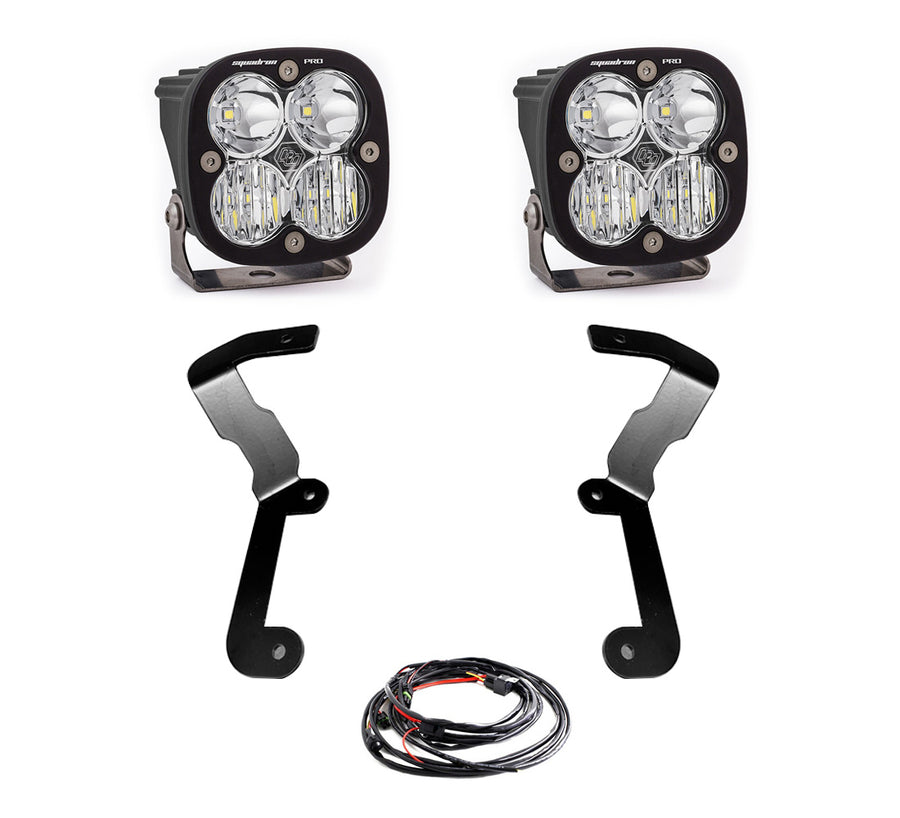 Kit de luces para pilar A Baja Designs GMC Squadron Pro A-Pillar Light Kit - GMC 2019-22 Sierra 1500 (Light Pattern: Driving/Combo, Color: Clear)