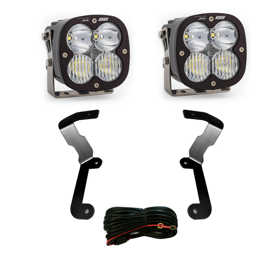 Kit de luces para pilar A Baja Designs GMC XL80 A-Pillar Light Kit - GMC 2019-22 Sierra 1500 (Light Pattern: Driving/Combo, Color: Clear)