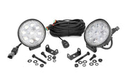 4 Inch LED Serie Cromado Light | Redondo | Pair